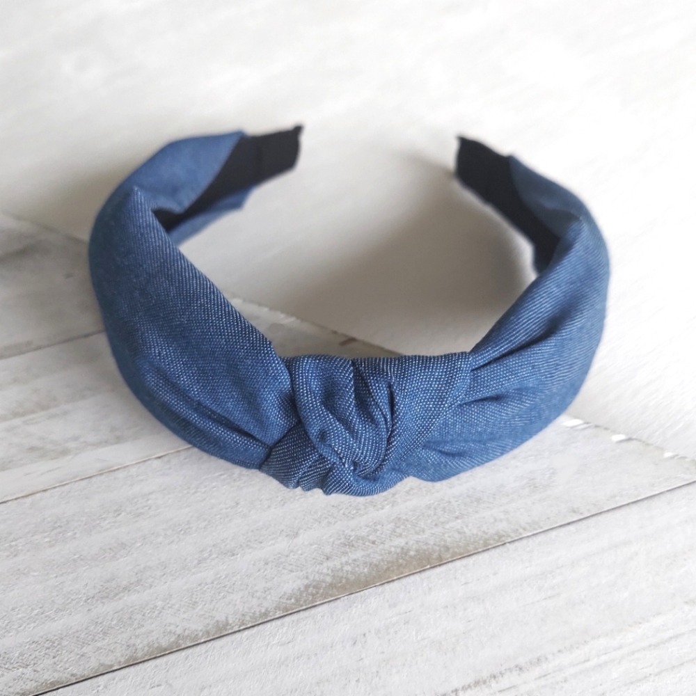 Heidi Denim Headbands - Medium